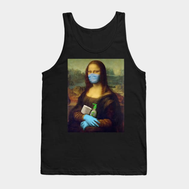 2020 Mona Lisa Tank Top by Bomdesignz